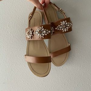 Bejeweled sandals